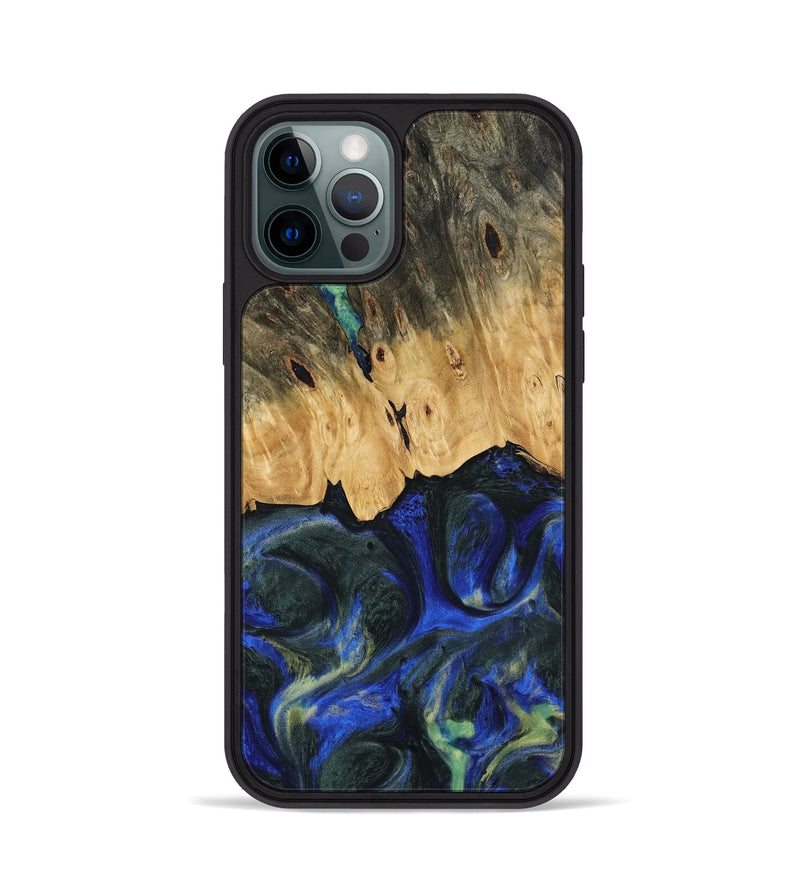 iPhone 12 Pro Wood Phone Case - Rozanna (Blue, 745224)