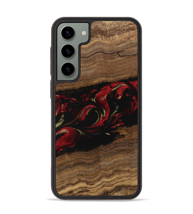 Galaxy S23 Plus Wood Phone Case - Joni (Red, 745225)