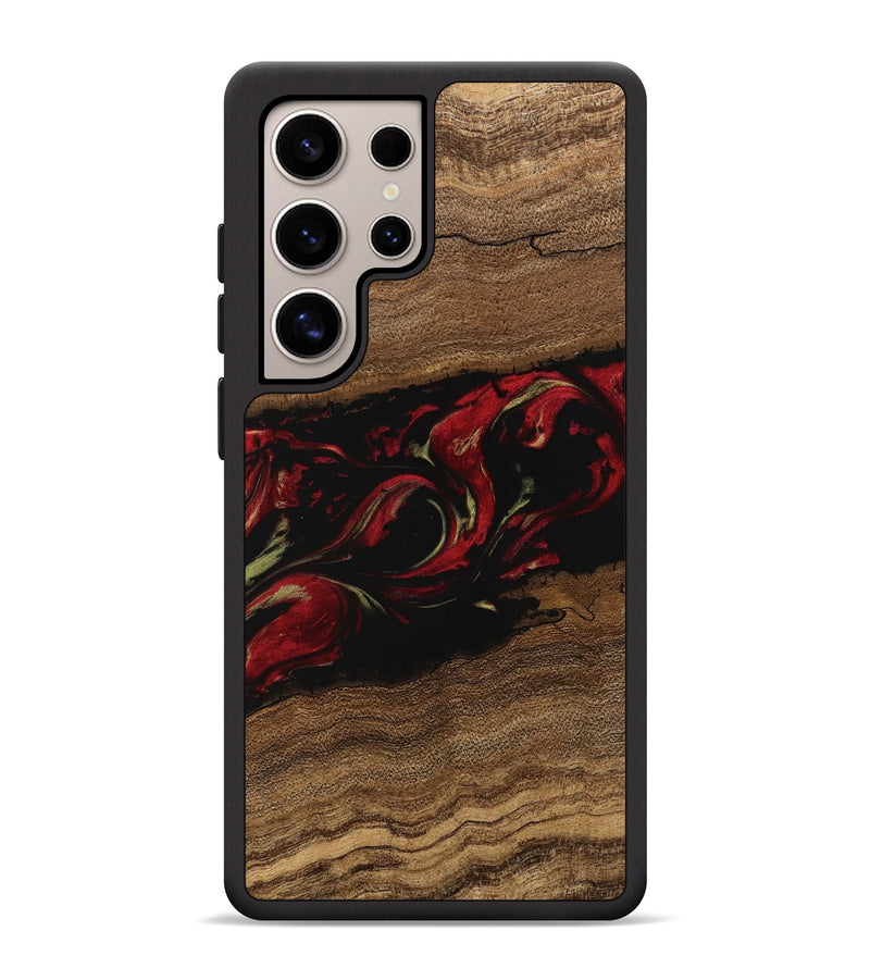 Galaxy S25 Ultra Wood Phone Case - Joni (Red, 745225)