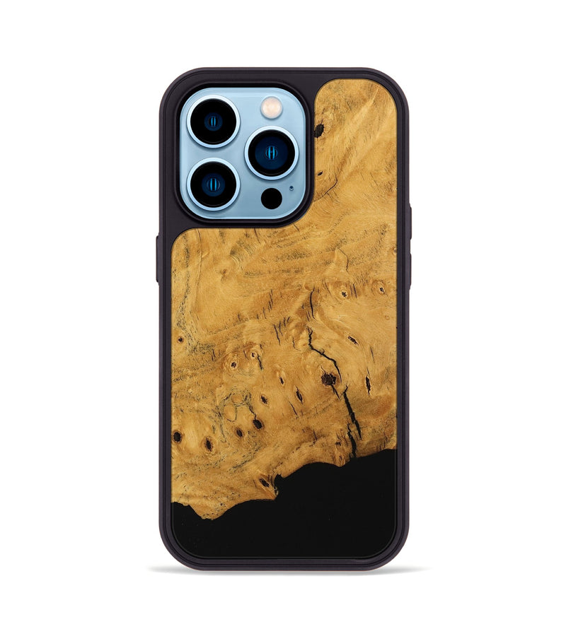 iPhone 14 Pro Wood Phone Case - Indiana (Wood Burl, 745227)