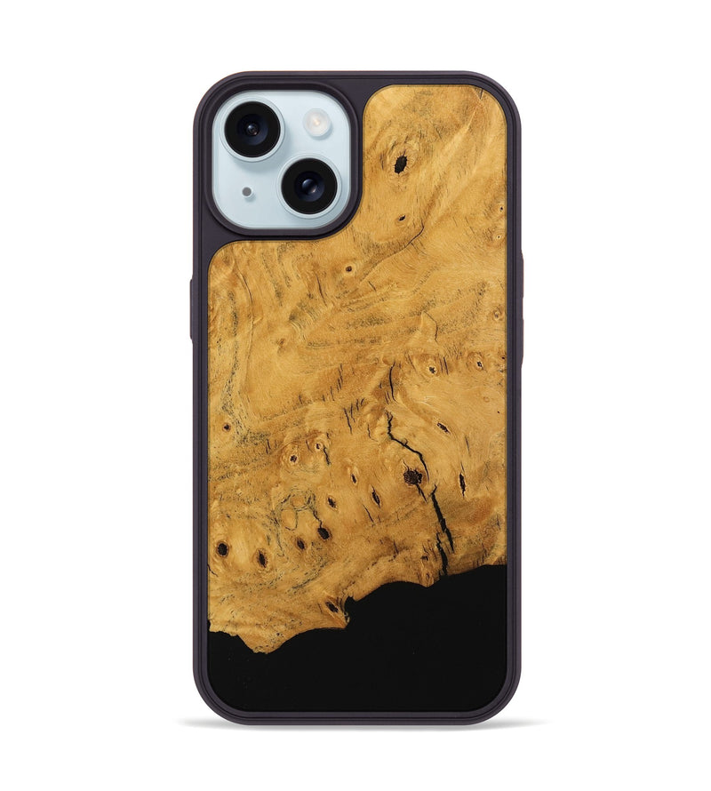 iPhone 15 Wood Phone Case - Indiana (Wood Burl, 745227)