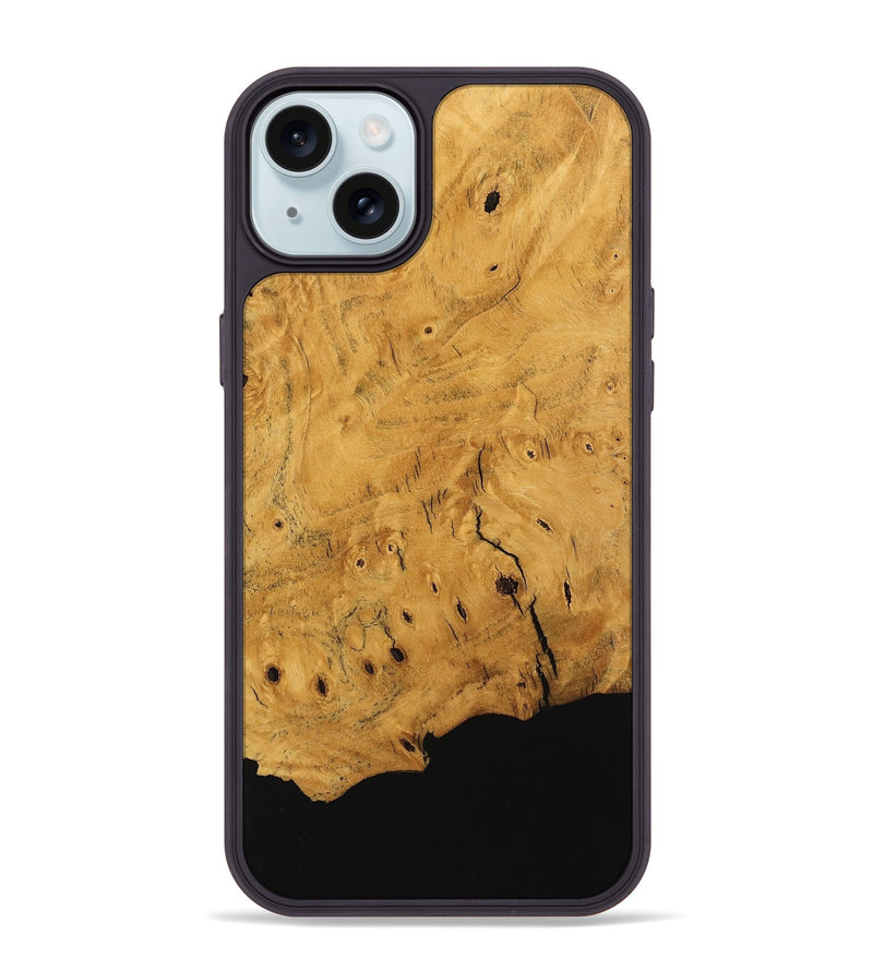 iPhone 15 Plus Wood Phone Case - Indiana (Wood Burl, 745227)