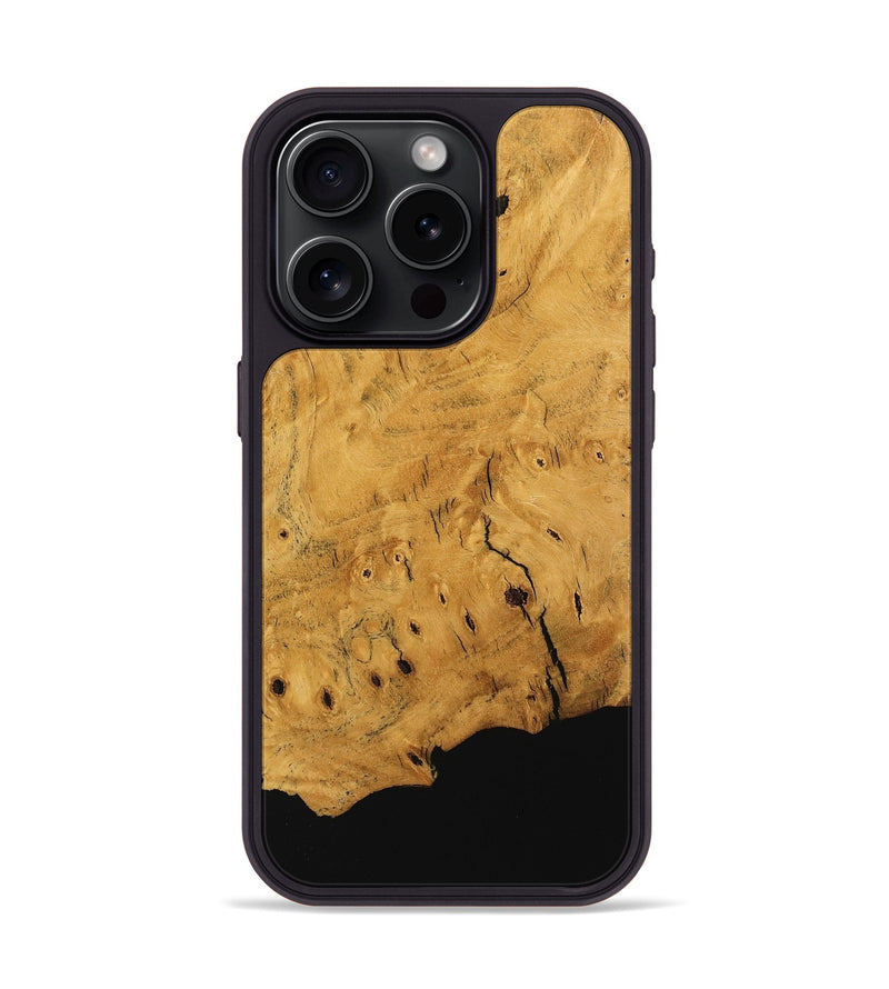 iPhone 15 Pro Wood Phone Case - Indiana (Wood Burl, 745227)