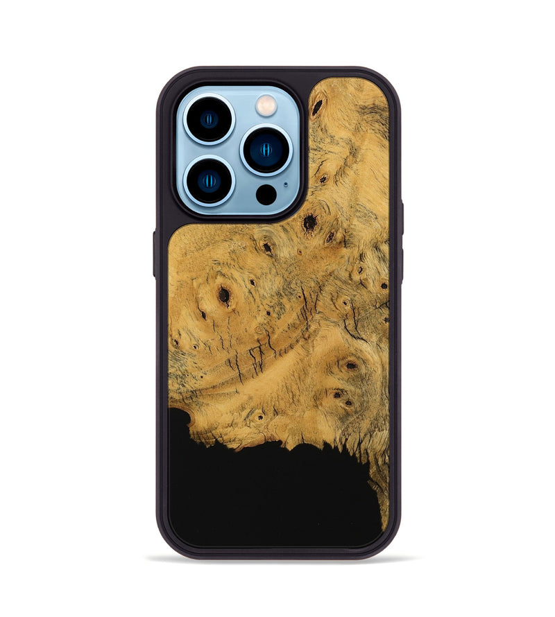 iPhone 14 Pro Wood Phone Case - Zilpah (Wood Burl, 745233)