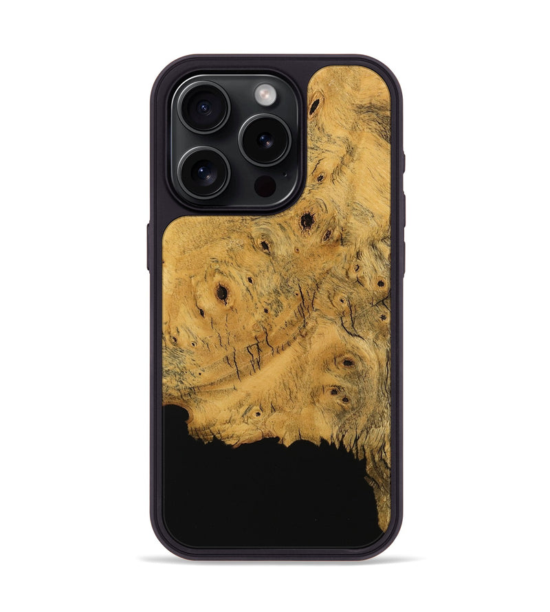 iPhone 15 Pro Wood Phone Case - Zilpah (Wood Burl, 745233)