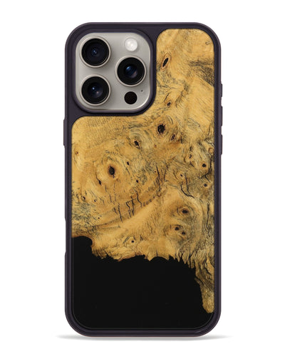 iPhone 16 Pro Max Wood Phone Case - Zilpah (Wood Burl, 745233)