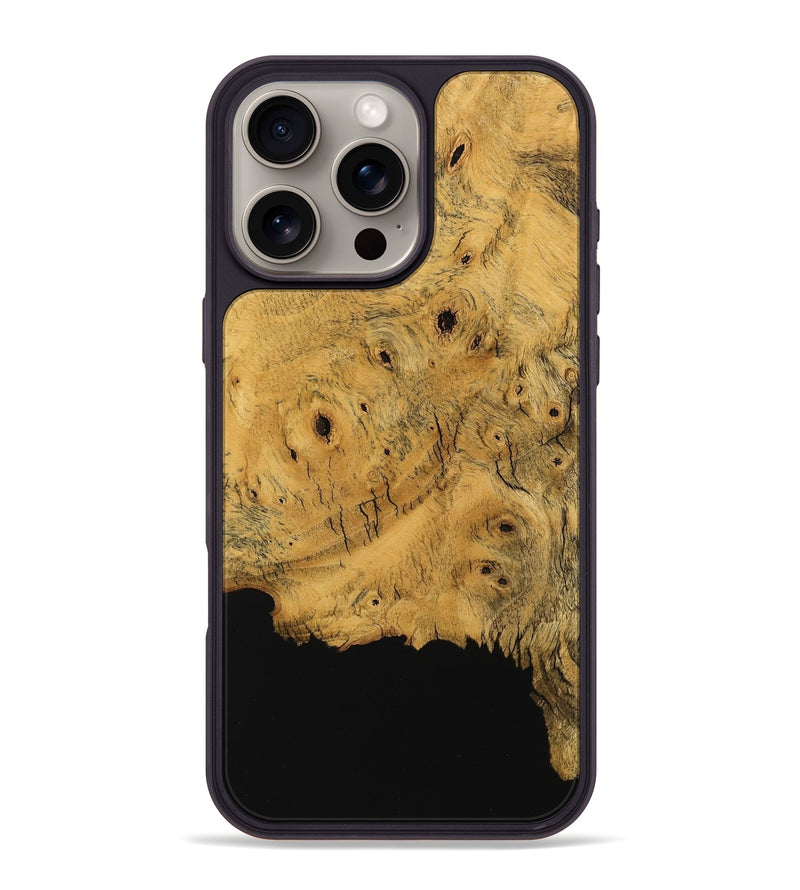 iPhone 16 Pro Max Wood Phone Case - Zilpah (Wood Burl, 745233)