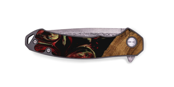 EDC Wood Pocket Knife - Grayce (Red, 745234)