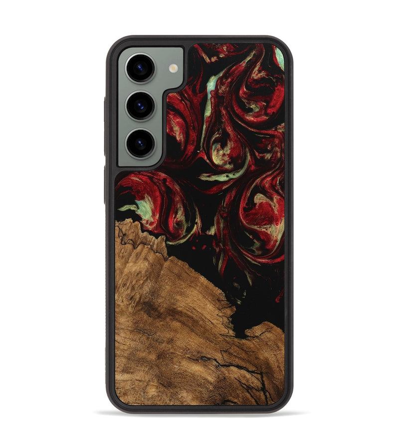 Galaxy S23 Plus Wood Phone Case - Grayce (Red, 745234)