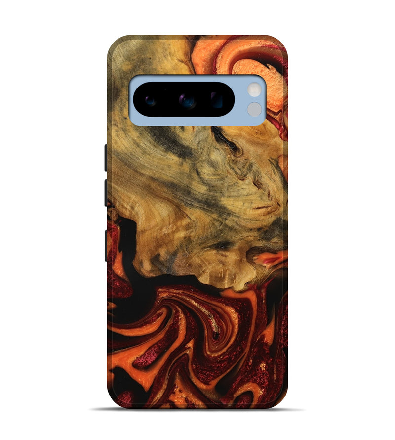 Pixel 8 Pro Wood Live Edge Phone Case - Jeralee (Red, 745273)