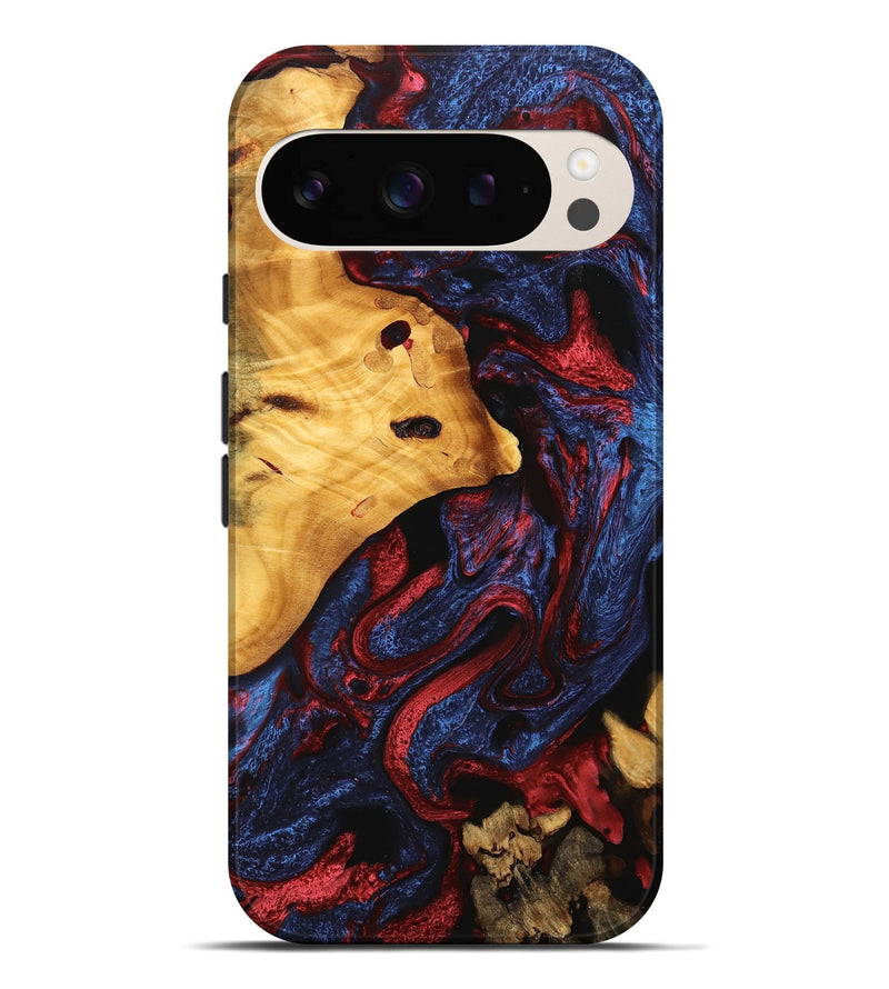 Pixel 9 Pro XL Wood Live Edge Phone Case - Vernell (Red, 745274)