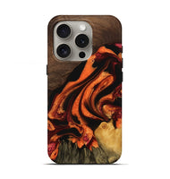 iPhone 16 Pro Wood Live Edge Phone Case - Jalisa (Red, 745275)