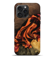 iPhone 16 Pro Max Wood Live Edge Phone Case - Jalisa (Red, 745275)