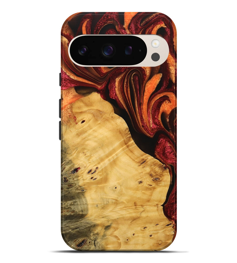 Pixel 9 Pro XL Wood Live Edge Phone Case - Annick (Red, 745279)