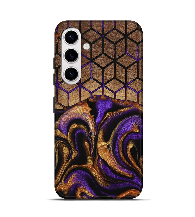 Galaxy S25 Wood Live Edge Phone Case - Elige (Pattern, 745283)