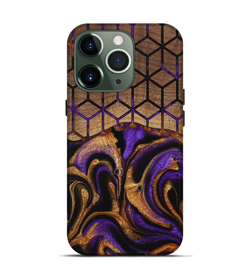 iPhone 13 Pro Wood Live Edge Phone Case - Elige (Pattern, 745283)