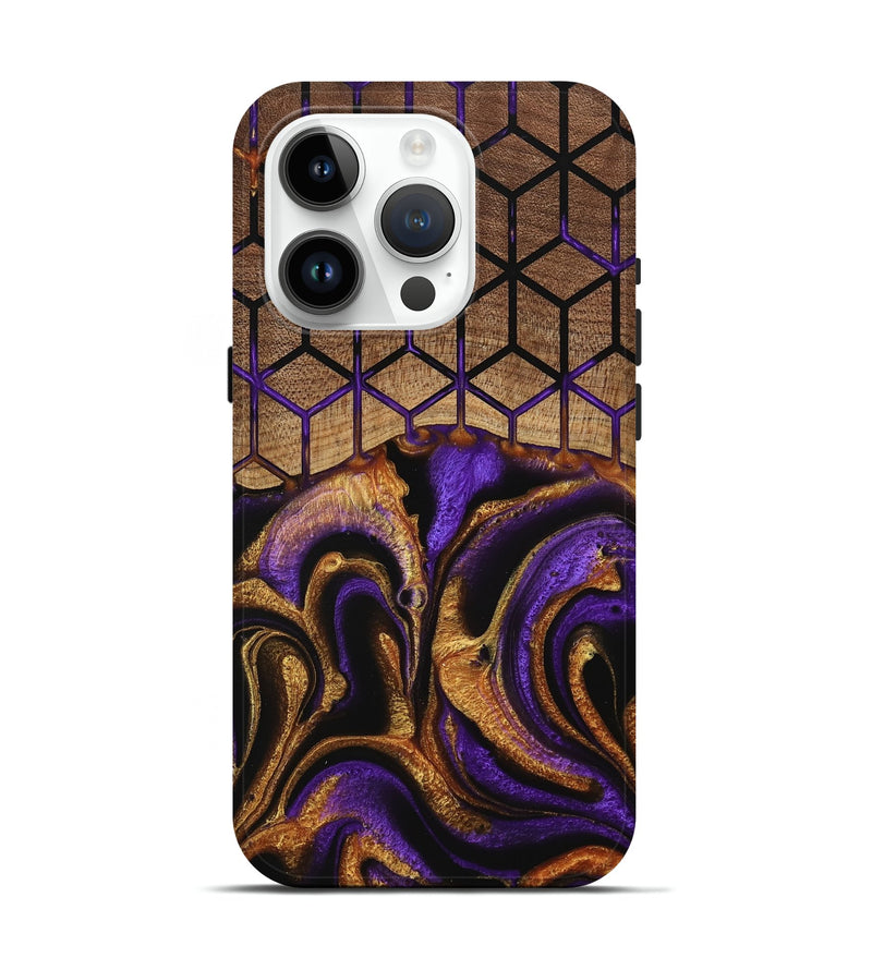 iPhone 15 Pro Wood Live Edge Phone Case - Elige (Pattern, 745283)