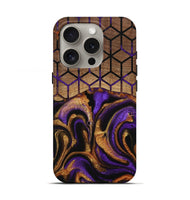 iPhone 16 Pro Wood Live Edge Phone Case - Elige (Pattern, 745283)