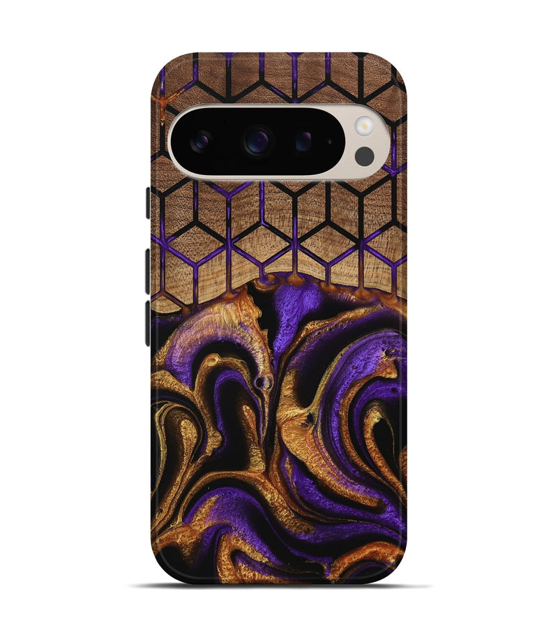 Pixel 9 Pro Wood Live Edge Phone Case - Elige (Pattern, 745283)