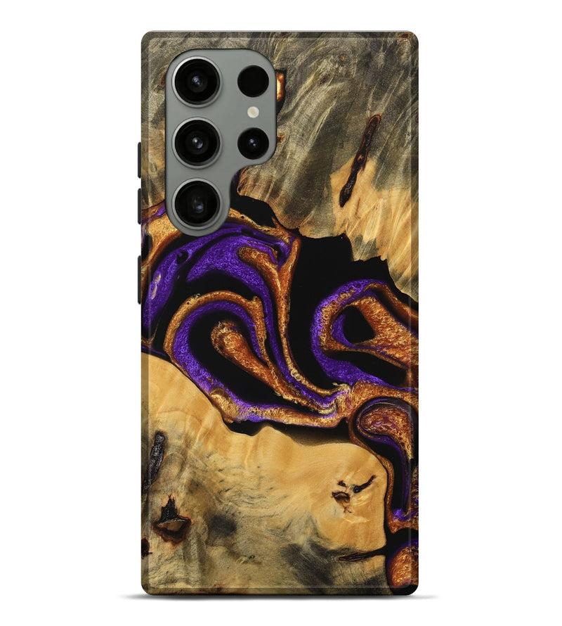 Galaxy S23 Ultra Wood Live Edge Phone Case - Texas (Purple, 745291)