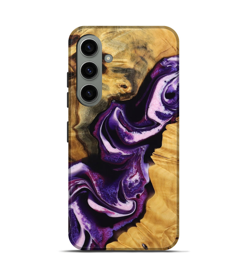 Galaxy S24 Wood Live Edge Phone Case - Toccara (Purple, 745292)