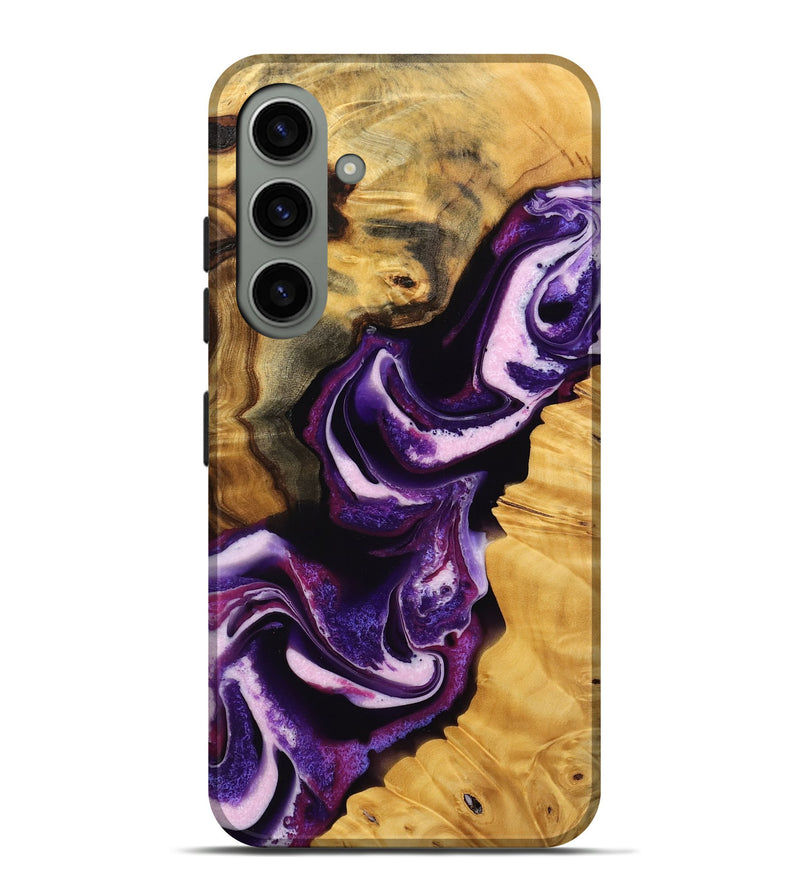 Galaxy S24 Plus Wood Live Edge Phone Case - Toccara (Purple, 745292)