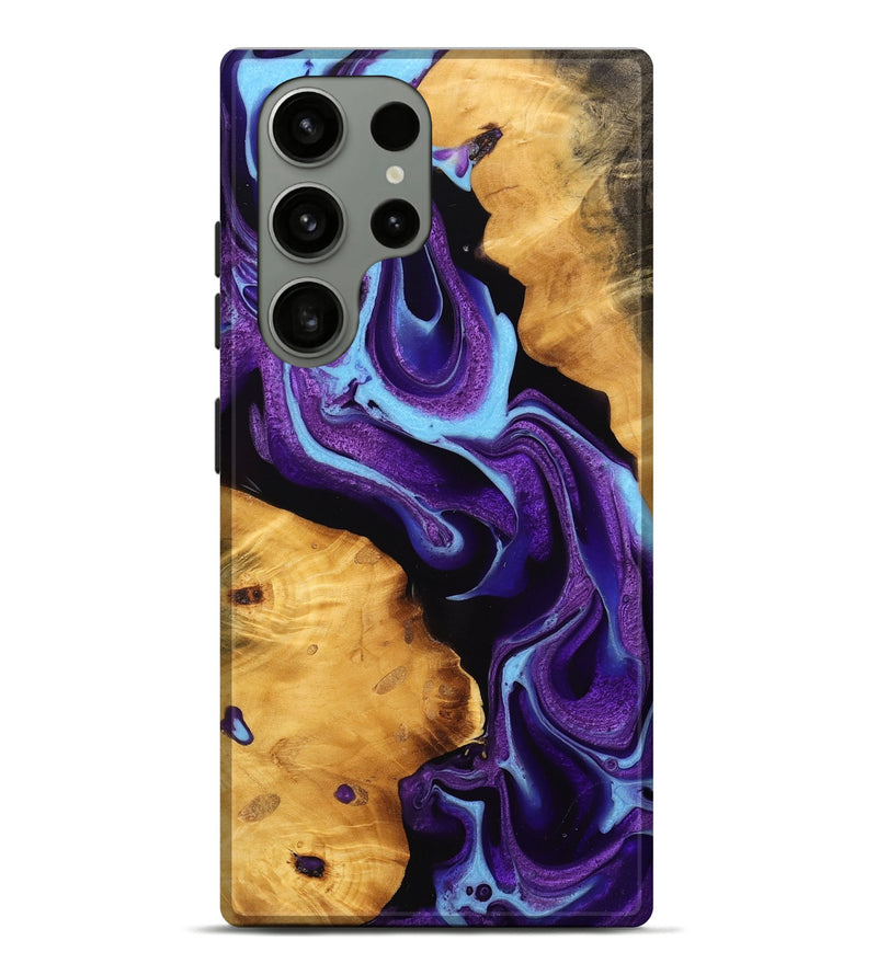 Galaxy S23 Ultra Wood Live Edge Phone Case - Bobby (Purple, 745293)