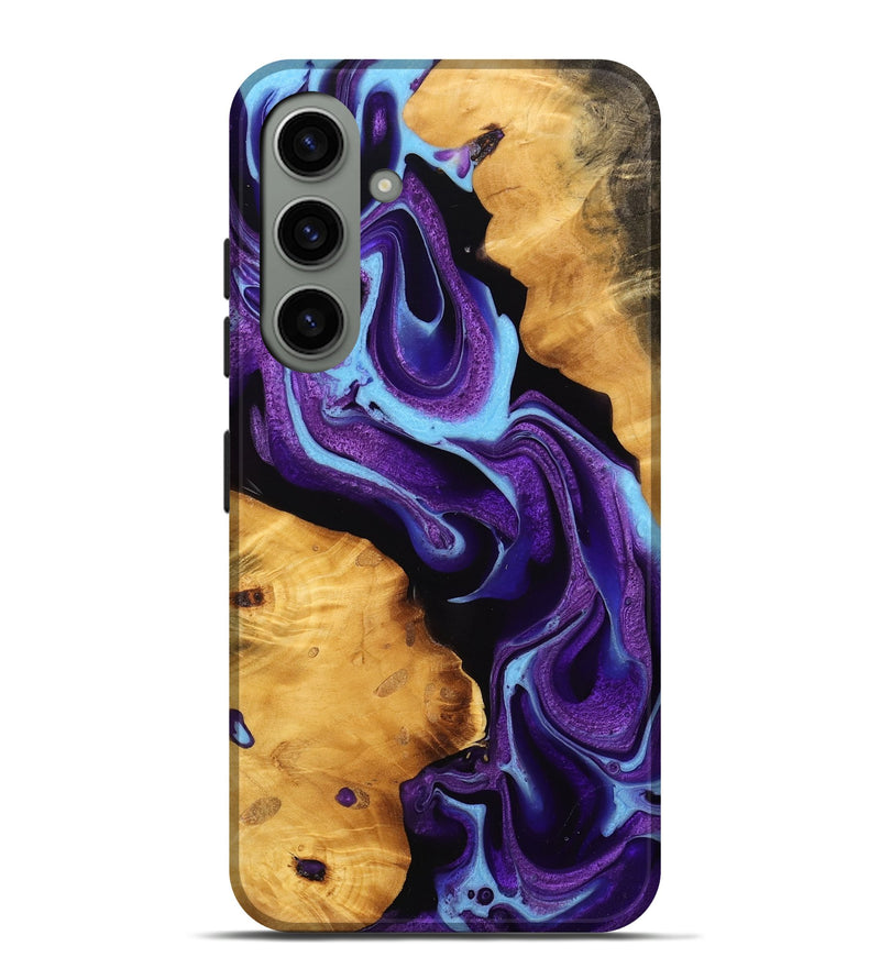 Galaxy S24 Plus Wood Live Edge Phone Case - Bobby (Purple, 745293)