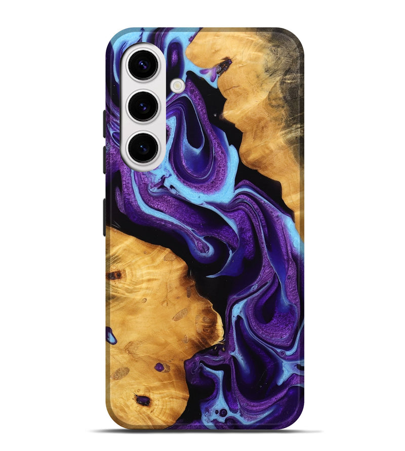 Galaxy S25 Plus Wood Live Edge Phone Case - Bobby (Purple, 745293)