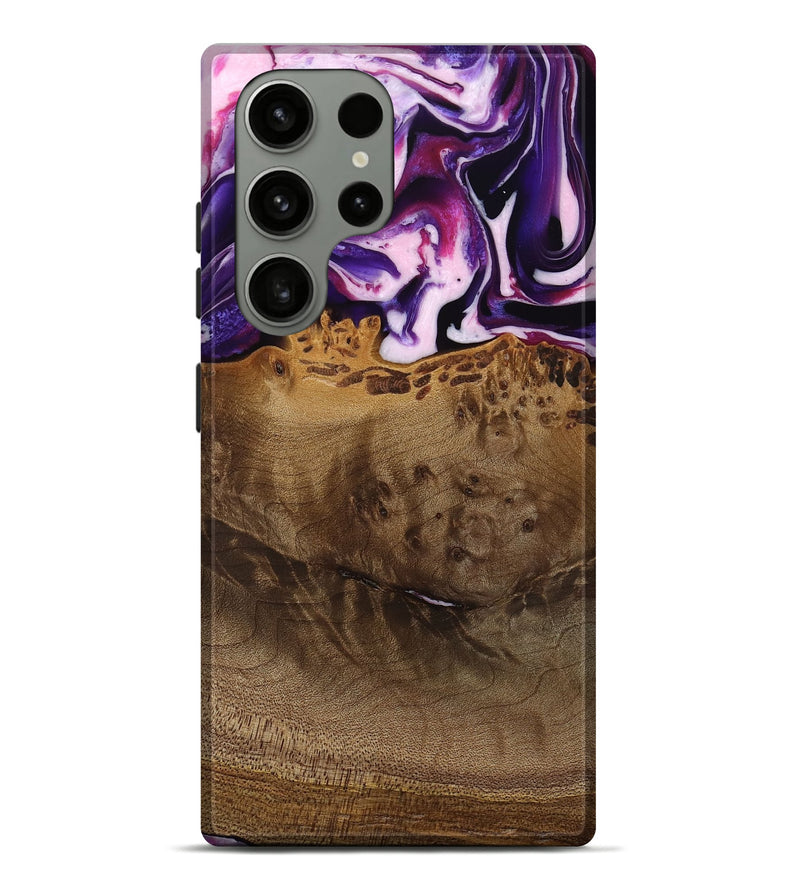 Galaxy S23 Ultra Wood Live Edge Phone Case - Lyndell (Purple, 745294)