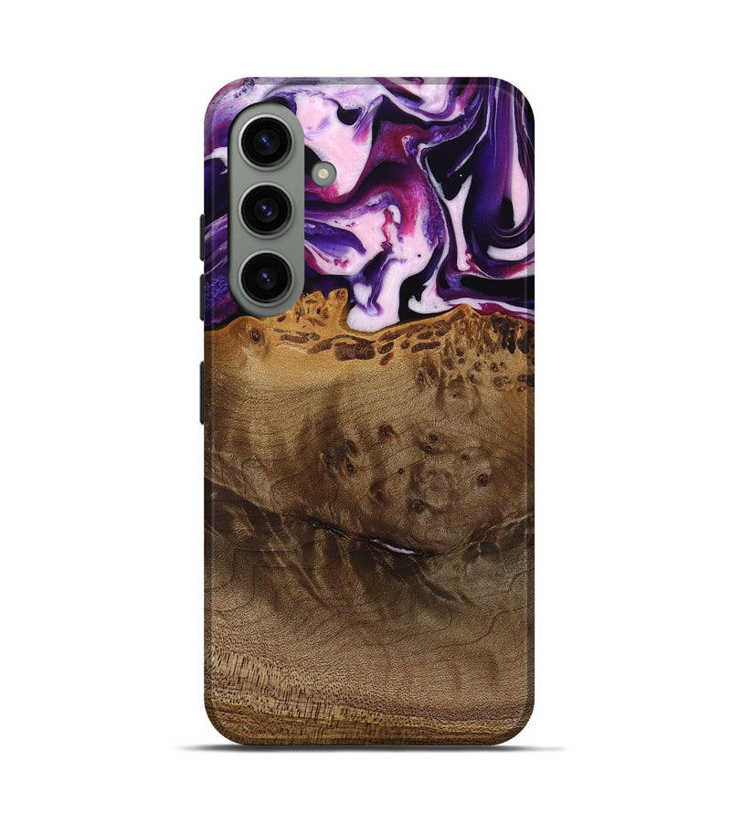 Galaxy S24 Wood Live Edge Phone Case - Lyndell (Purple, 745294)