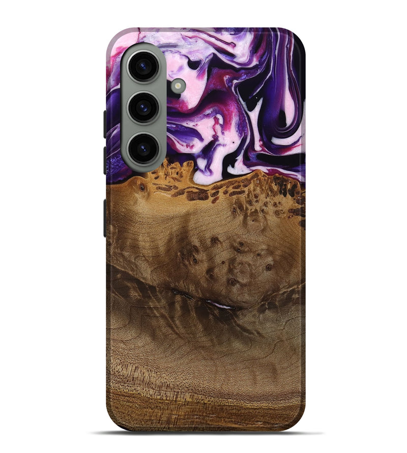 Galaxy S24 Plus Wood Live Edge Phone Case - Lyndell (Purple, 745294)