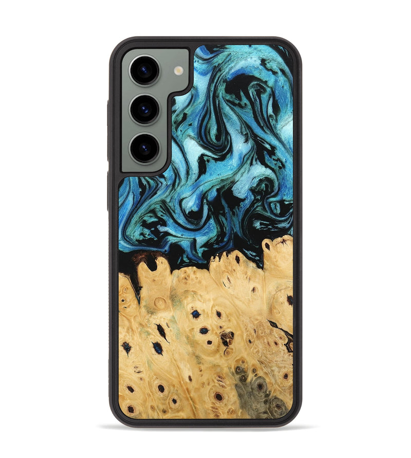 Galaxy S23 Plus Wood Phone Case - Lynett (Blue, 745302)