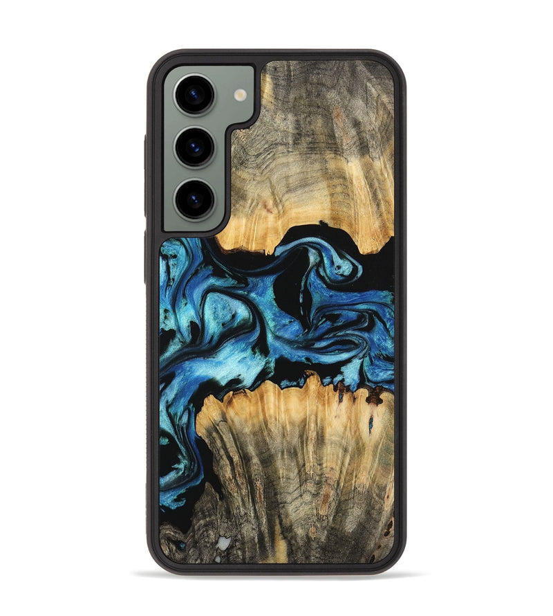 Galaxy S23 Plus Wood Phone Case - Darina (Blue, 745323)