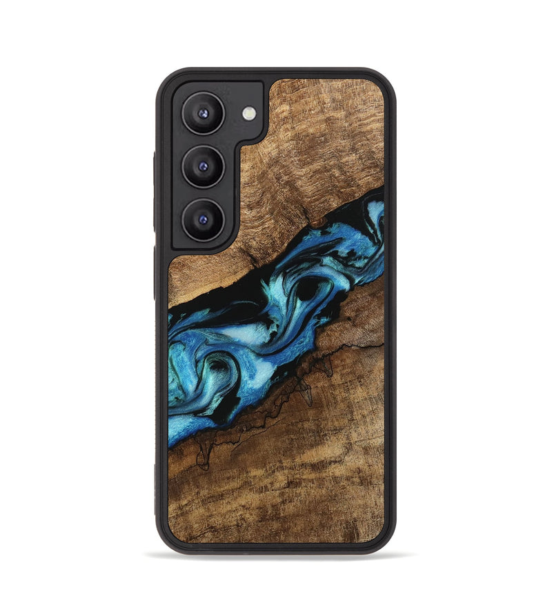 Galaxy S23 Wood Phone Case - Blithe (Blue, 745324)