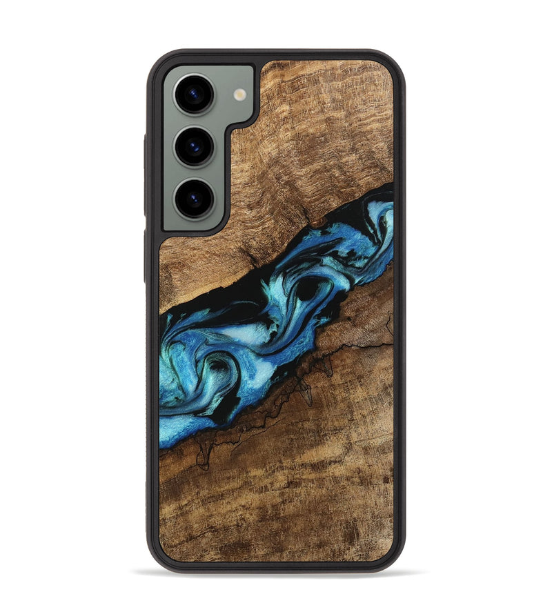 Galaxy S23 Plus Wood Phone Case - Blithe (Blue, 745324)