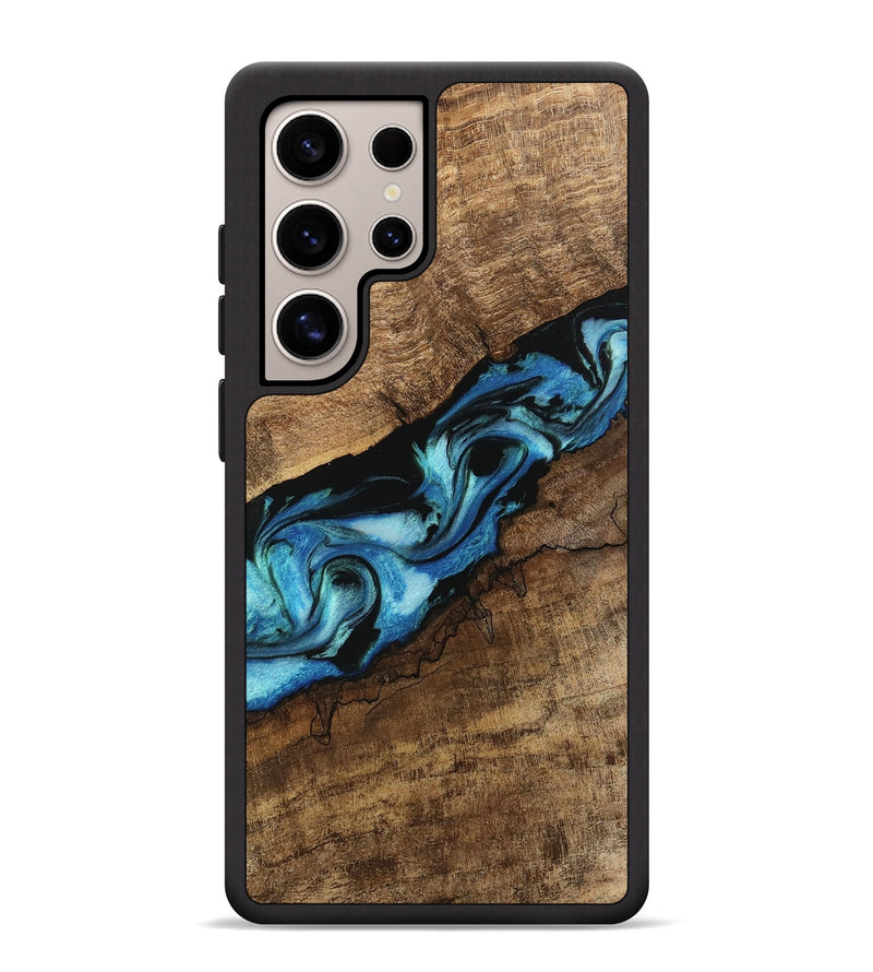 Galaxy S25 Ultra Wood Phone Case - Blithe (Blue, 745324)