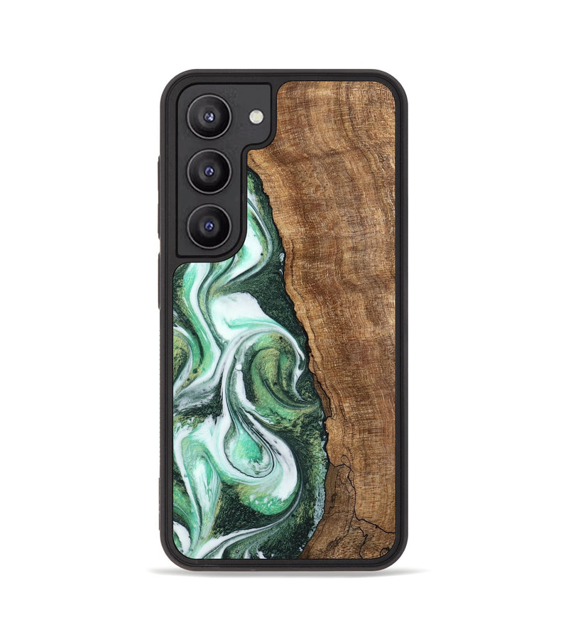 Galaxy S23 Wood Phone Case - Tania (Green, 745327)