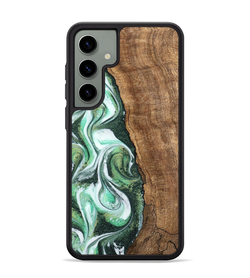 Galaxy S24 Plus Wood Phone Case - Tania (Green, 745327)