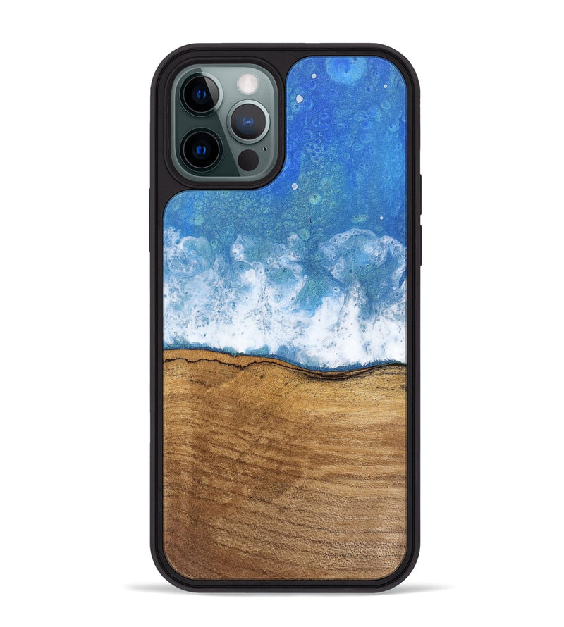 iPhone 12 Pro Max Wood Phone Case - Frona (Coastal, 745334)