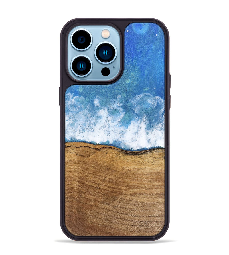 iPhone 14 Pro Max Wood Phone Case - Frona (Coastal, 745334)