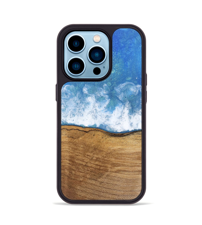 iPhone 14 Pro Wood Phone Case - Frona (Coastal, 745334)