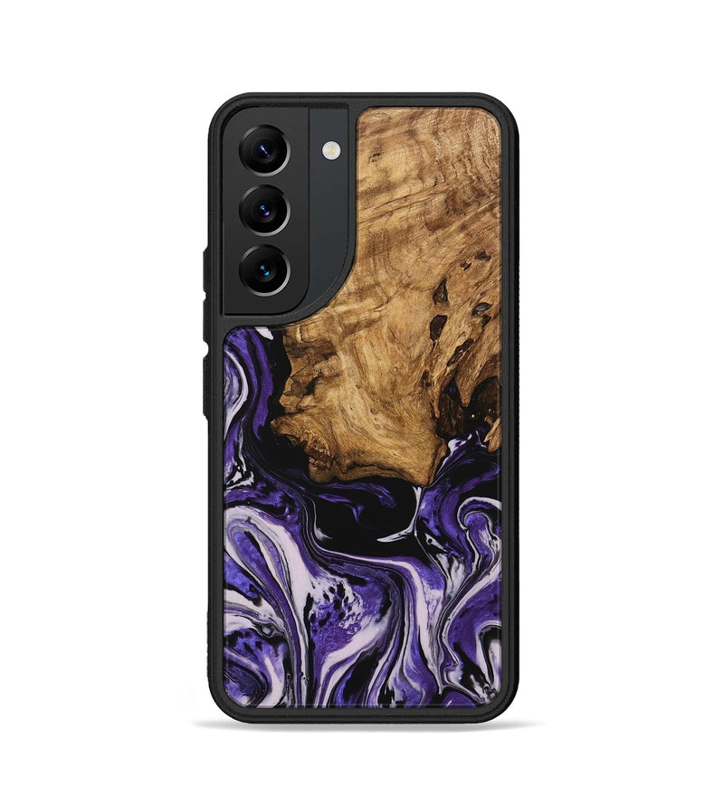 Galaxy S22 Wood Phone Case - Lyle (Purple, 745343)