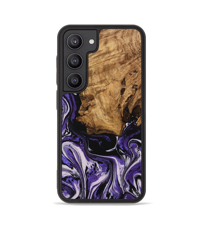 Galaxy S23 Wood Phone Case - Lyle (Purple, 745343)