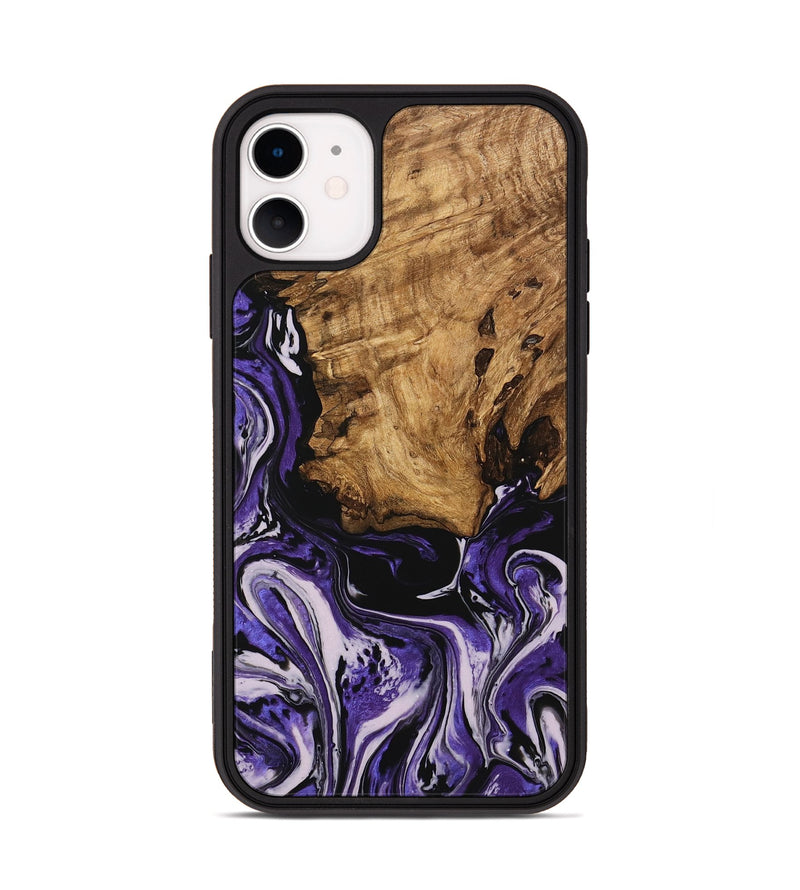 iPhone 11 Wood Phone Case - Lyle (Purple, 745343)