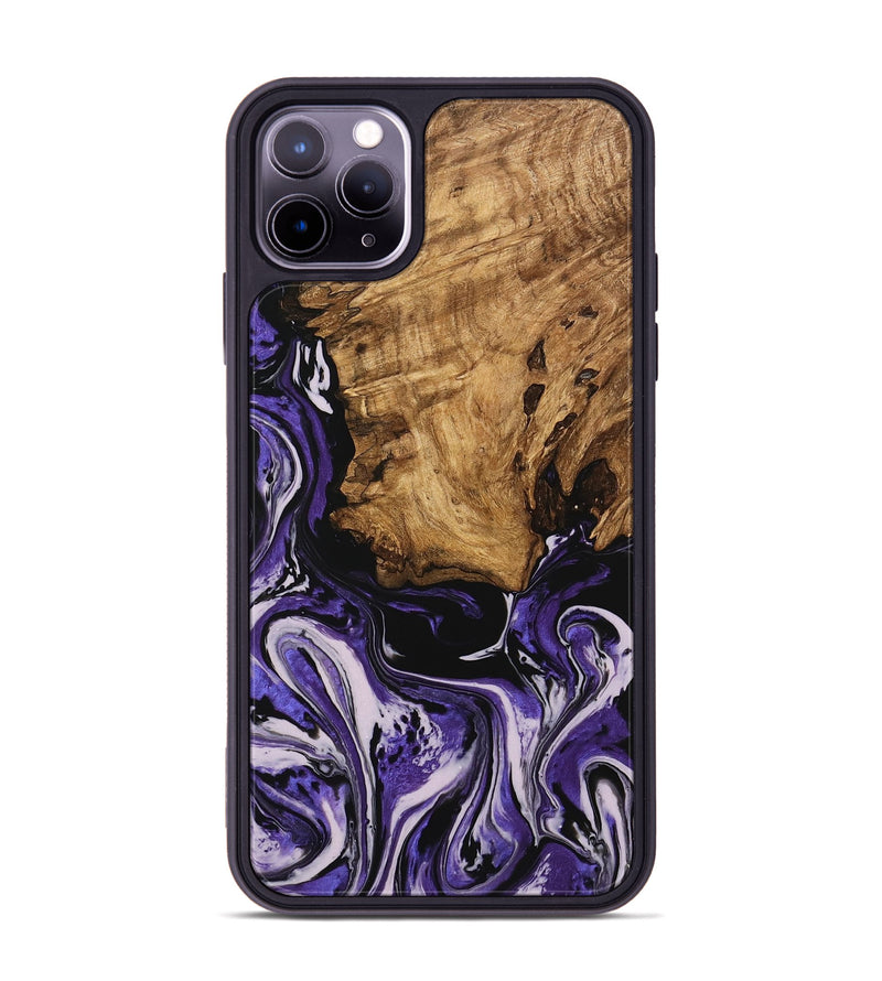 iPhone 11 Pro Max Wood Phone Case - Lyle (Purple, 745343)