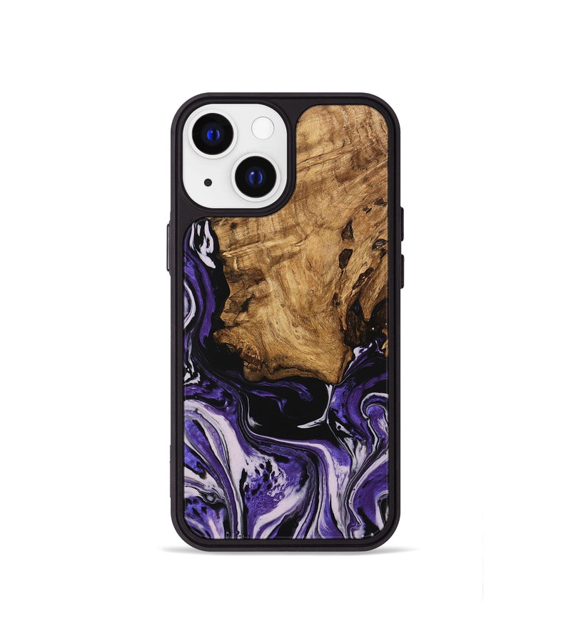 iPhone 13 mini Wood Phone Case - Lyle (Purple, 745343)