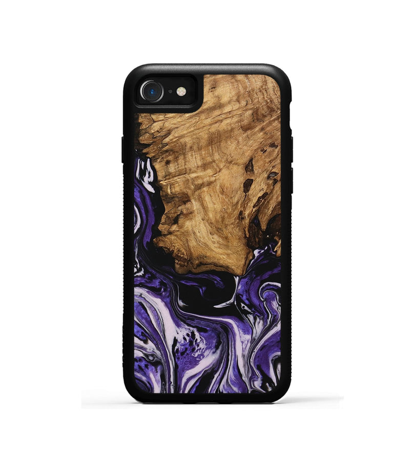 iPhone SE Wood Phone Case - Lyle (Purple, 745343)