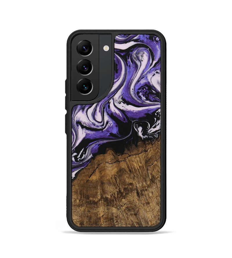 Galaxy S22 Wood Phone Case - Heino (Purple, 745344)