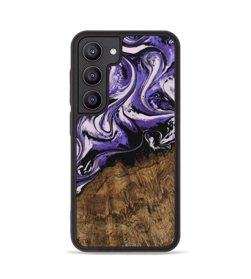 Galaxy S23 Wood Phone Case - Heino (Purple, 745344)